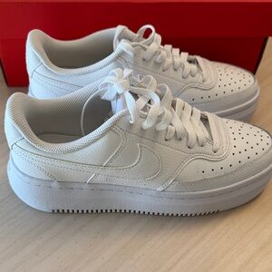 Nike White Court Vision Alta LTR Shoes